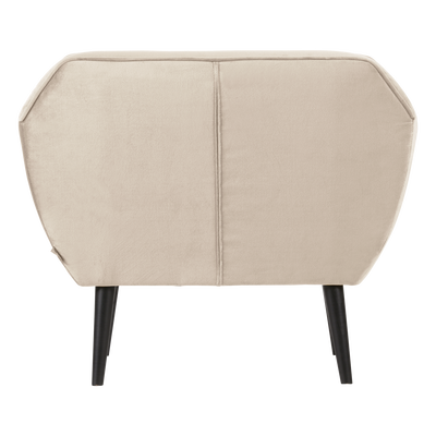 Rocco fauteuil velvet off white [fsc]