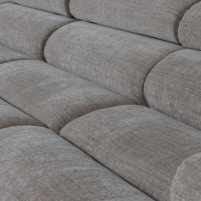 Novi chaise longue bank links oranje melange