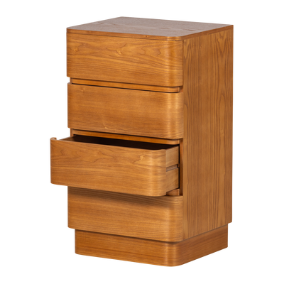Fejo ladekast 4 lades mdf bruin [fsc]