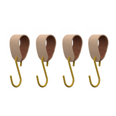 S-haakje Goud - Maat S - set van 4