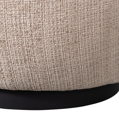 Woolly draaifauteuil boucle naturel melange