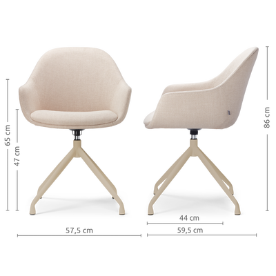 Nola-mae beige onderstel 