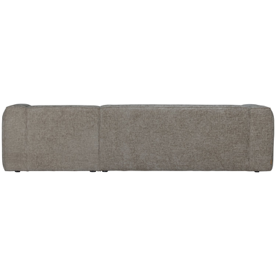 Bean hoekbank rechts chenille velvet taupe