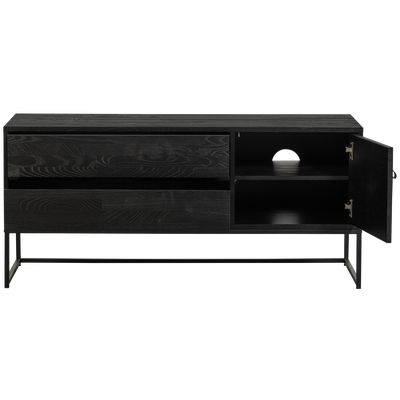 Silas tv meubel 120 cm grenen dust [fsc]