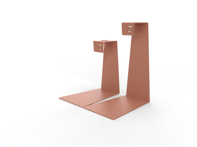 Steellish kandelaar Mono