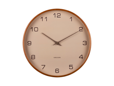 Wandklok Acento hout