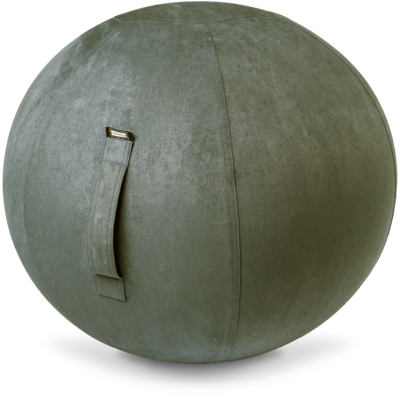 Fruscle zitbal Suède look 75 cm