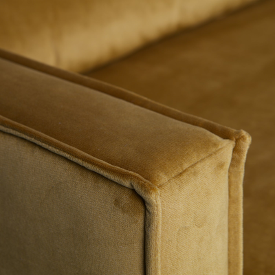 Rodeo daybed links structure velvet brass