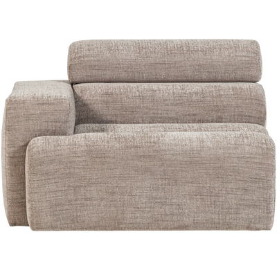 Novi 1-zits element arm links boucle karamelbruin