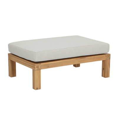 Relax tuin hocker/bijzettafel acaciahout naturel/zand [fsc]