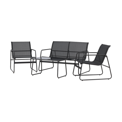 Tuin loungeset Vidar 4 delig