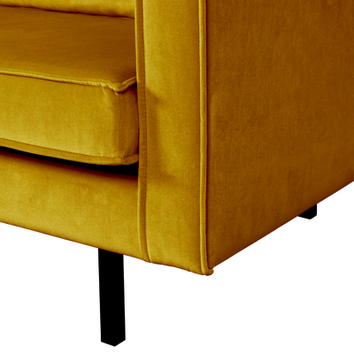 Rodeo 2-zits bank velvet taupe [fsc]