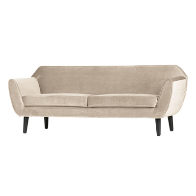 Rocco bank 187 cm velvet off white [fsc]