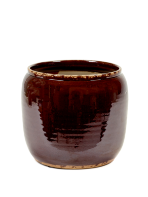 Serax plantenpot Costa brown