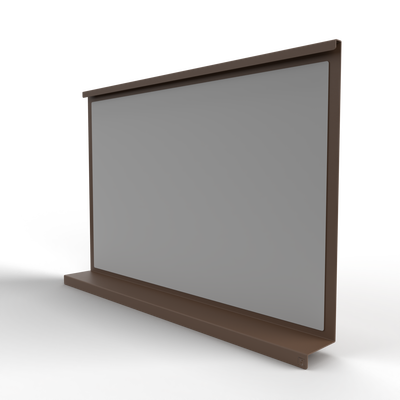 Steellish spiegel Murano L