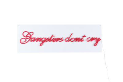 Bold Monkey wandlamp Gangsters non social sign