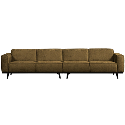 Statement xl 4-zits bank 372 cm lichtbruin melange