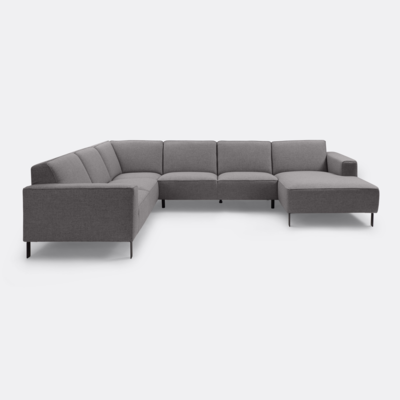 Loods 5 u-hoekbank Toronto nero