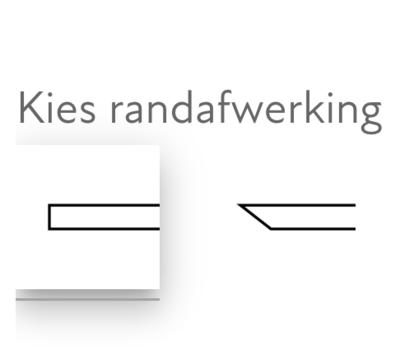 They &amp; Me eettafel Chat – bootsvorm – eiken rustiek lak – RAL9010 zuiverwit