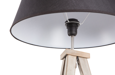 Vloerlamp Omar zwart