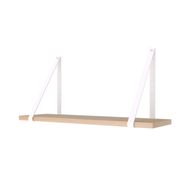 Leren plankdragers (set van 2)