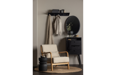 WOOOD fauteuil Mark geweven stof