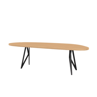 Studio HENK tafel Butterfly Blob, zwart frame - Smart Collectie