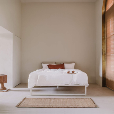 Stalen bedframe °01 | Wit