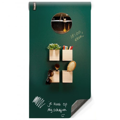 Magneetbehang mat - krijtbord mosgroen