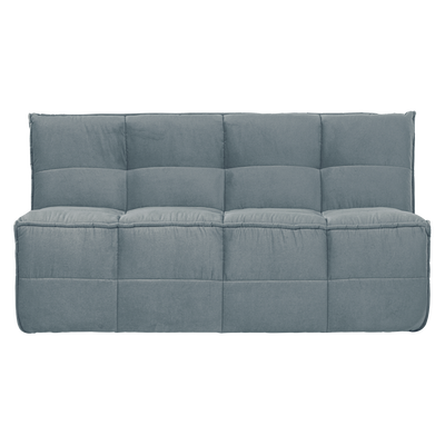 Cluster eetbankje met rugleuning boucle khaki bruin