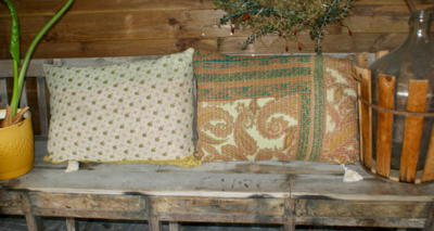 Kussen Kantha vintage 50x70 cm