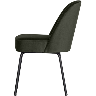 Vogue eetkamerstoel structure velvet brass