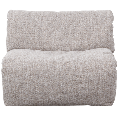 Baggy 1-zits element geweven chenille oudroze