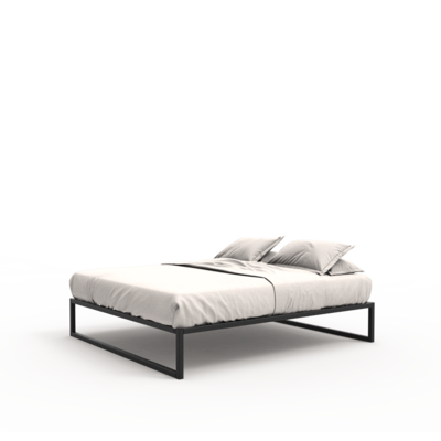 Stalen bedframe °01 | Zwart