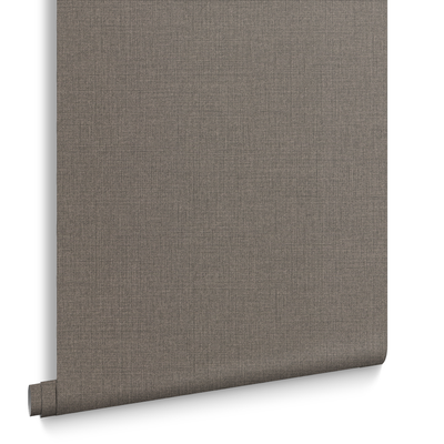 Graham & Brown vliesbehang Linen Chocolate