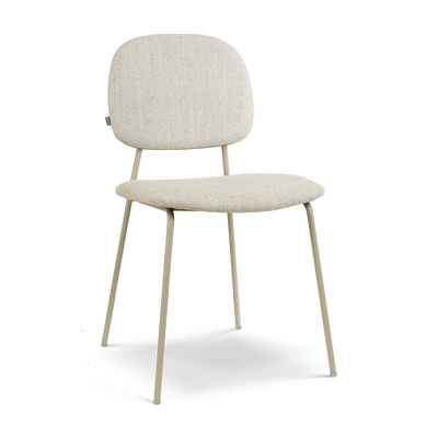 Eetkamerstoel Jasmijn - grijsbeige onderstel