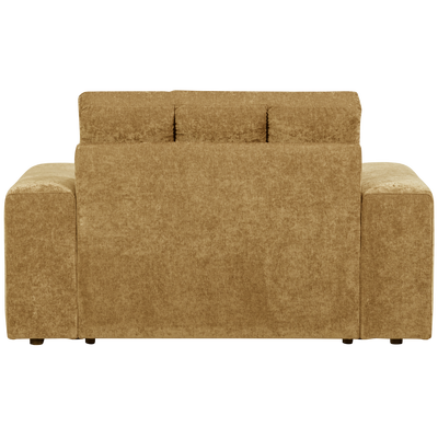 Second date loveseat velvet warmgrijs