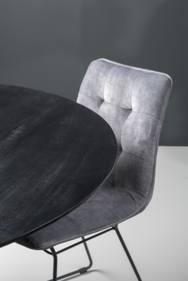 Eettafel rond zwart