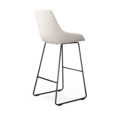 Barkruk Nino-Isa zwart onderstel - 75 cm