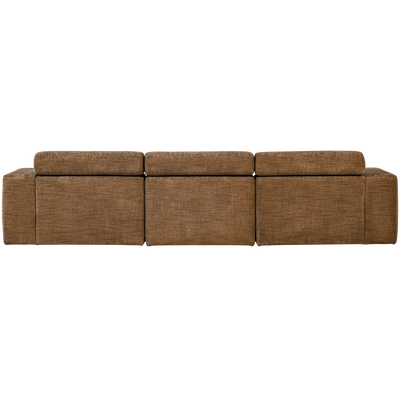 Novi chaise longue bank links oranje melange