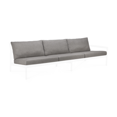 Ethnicraft - Outdoor - Teak Jack sofa 265cm - zwart