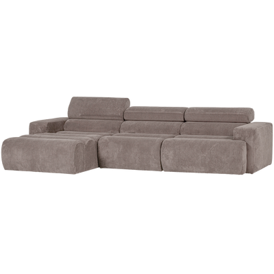 Novi chaise longue bank links oranje melange