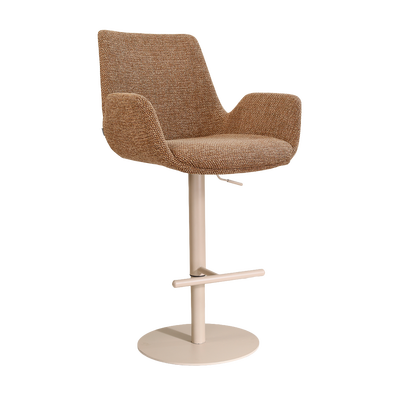 Niva-Eef draaibare tulp barkruk - beige