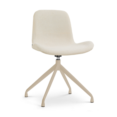 Nola-Fé draaibare eetkamerstoel beige onderstel