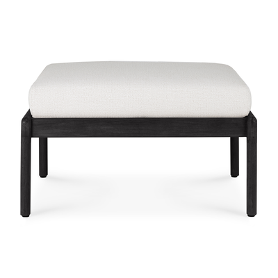 Teak Jack footstool - outdoor - zwart 