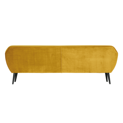 Rocco xl bank 230 cm velvet off white [fsc]