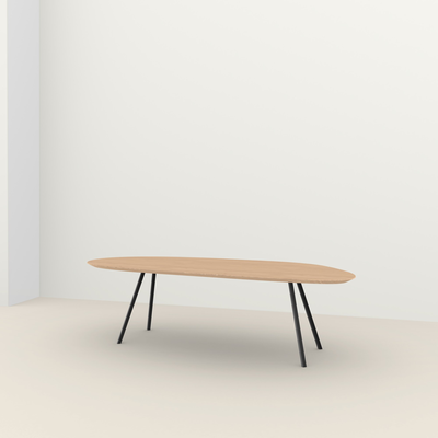 Studio HENK tafel Slim Co Blob, zwart frame - Smart Collectie