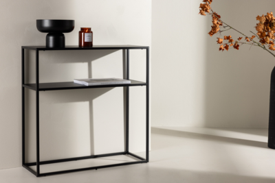Taika Sidetable - 80 x 30 cm - Zwart