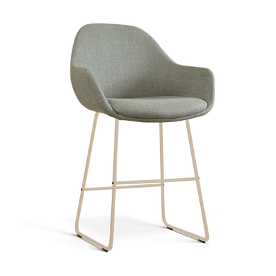 barkruk nino-mae beige onderstel