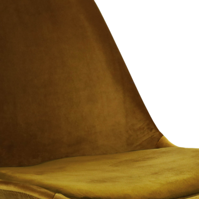 Kuipstoel Velvet goud frame